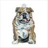 English Bulldog Fawn & White | 0.25in. Acrylic Ornament | Mix and Match (any 10+)