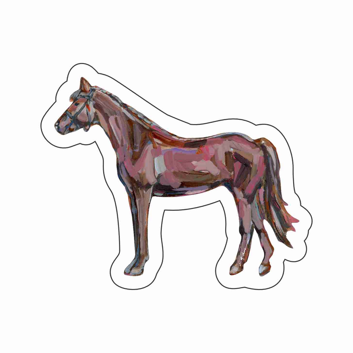 CMS-1662-C10 Rose in the Dust Sticker | Removable Sticker | Set of 10