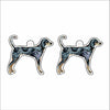 CMS-1665-C10 Bluetick Coonhound Earring Pair | 0.125Acrylic Earrings | Set of 10