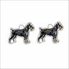 CMS-1672-C10 Schnauzer Abstract Earring Pair | 0.125Acrylic Earrings | Set of 10