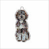 CMS-1679-C10 Bernedoodle Love Bag Charm | 0.125Acrylic Bag Charm | Set of 10