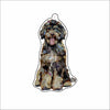 CMS-1680-C10 Bernedoodle Chocolate Bag Charm | 0.125Acrylic Bag Charm | Set of 10