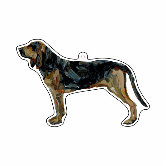 CMS-1686-C10 Bloodhound Bag Charm | 0.125Acrylic Bag Charm | Set of 10