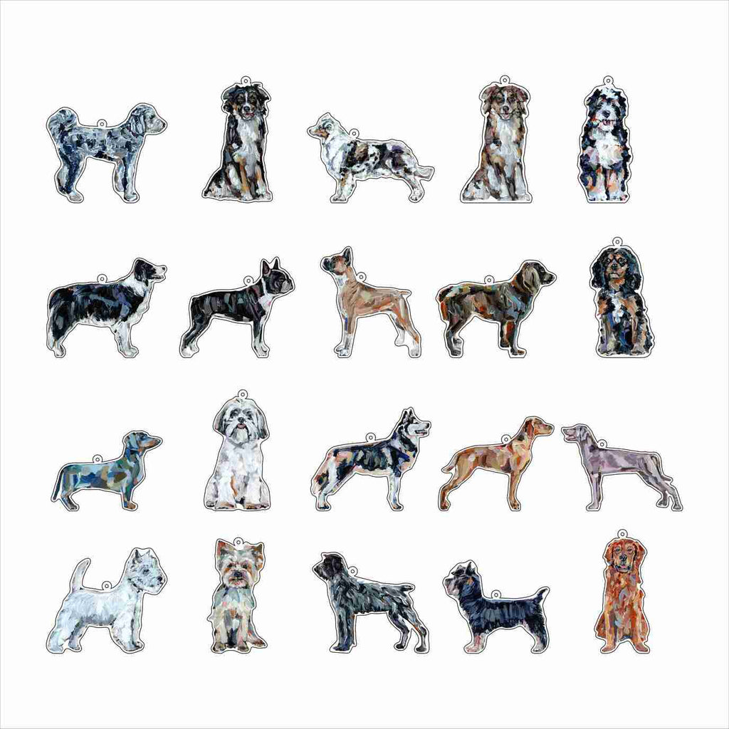 CMS-1708 Bag Charm Variety Pack 6 | 0.125Acrylic Bag Charm