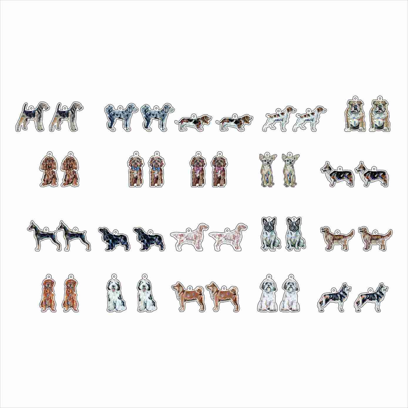 CMS-1712 Earring Variety Pack 3 | 0.125Acrylic Earrings