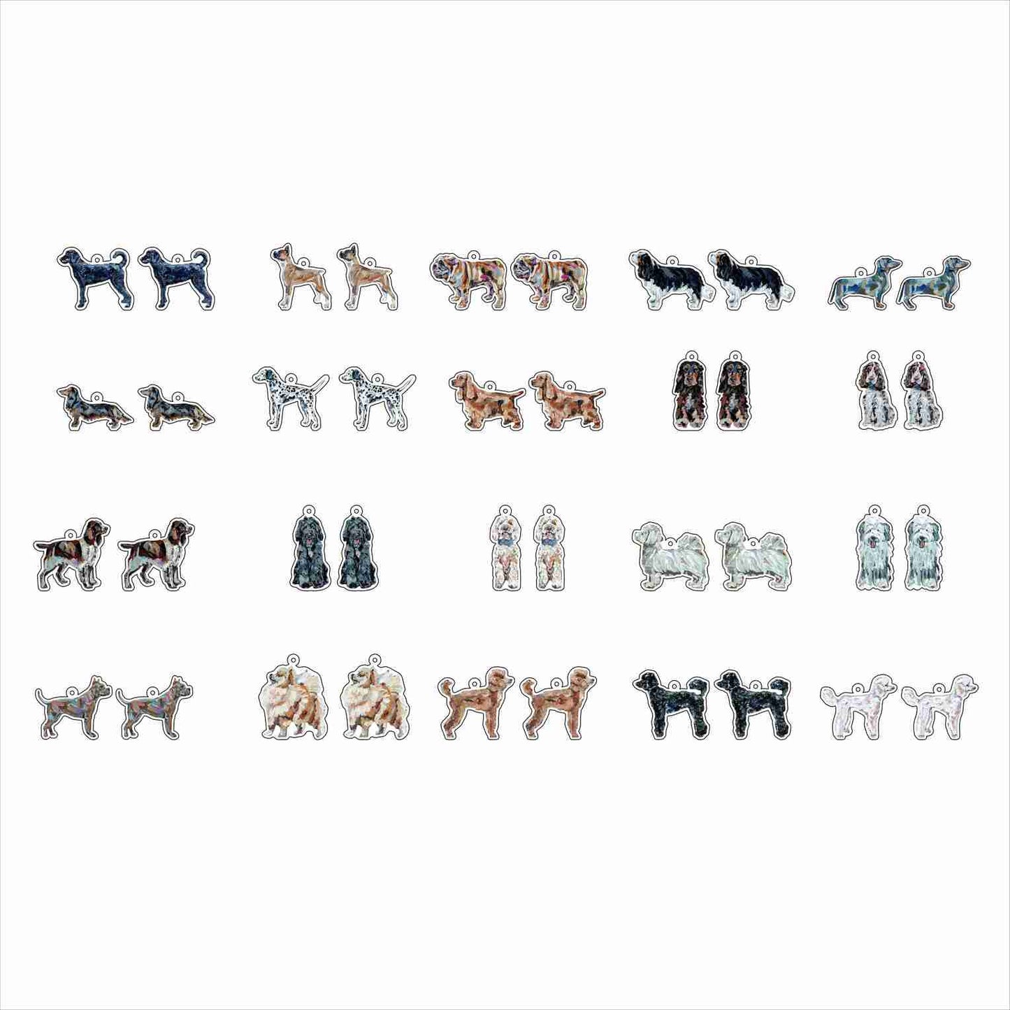 CMS-1713 Earring Variety Pack 4 | 0.125Acrylic Earrings