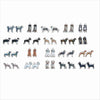 CMS-1715 Earring Variety Pack 6 | 0.125Acrylic Earrings