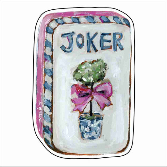 CMS-1718 Mahjong Joker Magnet | 0.125Acrylic Magnet | Set of 10