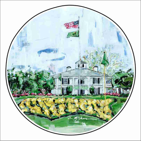 CMS-1719 Masters Clubhouse Magnet | 0.125Acrylic Magnet | Set of 10