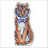 CMS-1729 Tiger Purple & Yellow Bow Tie Magnet | 0.125Acrylic Magnet | Set of 10