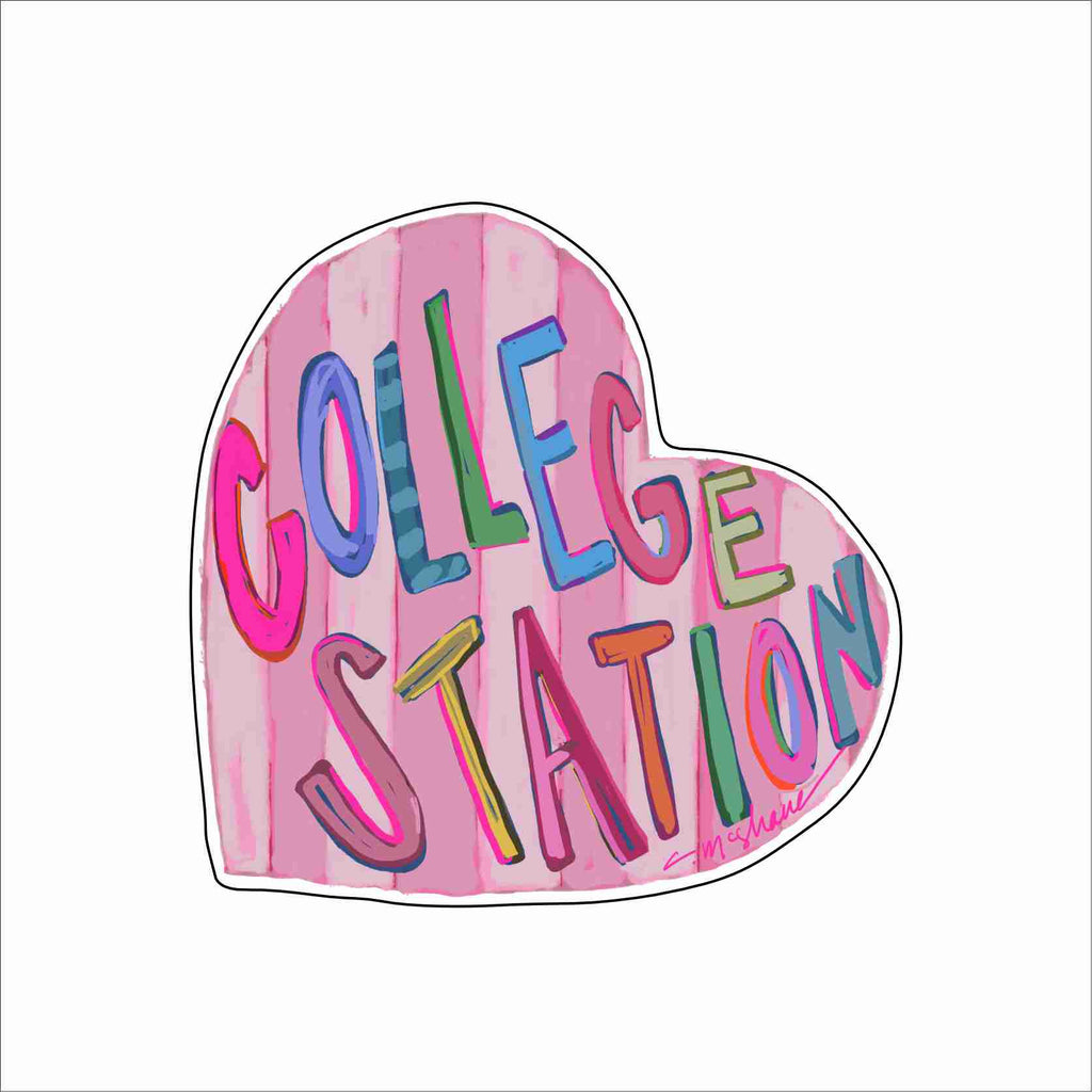 CMS-1754 College Station Love Mini | 0.50Acrylic Mini Contour
