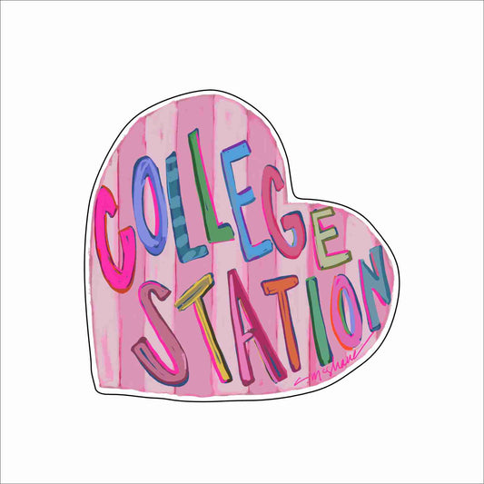 CMS-1754 College Station Love Mini | 0.50Acrylic Mini Contour | Case of 25