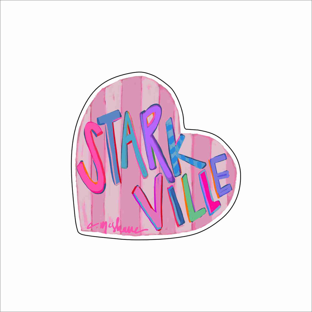 CMS-1772 Starkville Love Magnet | 0.125Acrylic Magnet | Set of 10