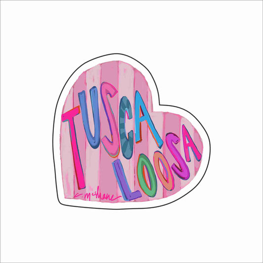 CMS-1778 Tuscaloosa Love Sticker | Removable Sticker | Set of 10