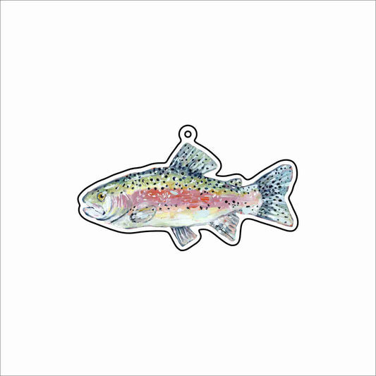 CMS-1785 Chasing Rainbow Trout Bag Charm | 0.125Acrylic Bag Charm | Set of 10