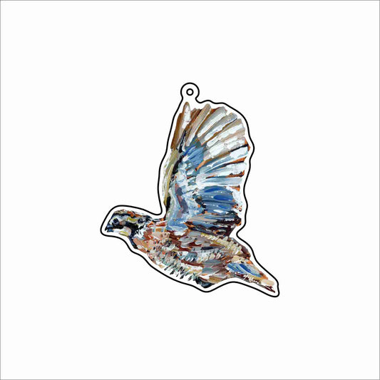 CMS-1786 Quail Bag Charm | 0.125Acrylic Bag Charm | Set of 10
