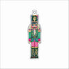 CMS-1861 Nutcracker Green Ornament | 0.25Acrylic Ornament & Ribbon