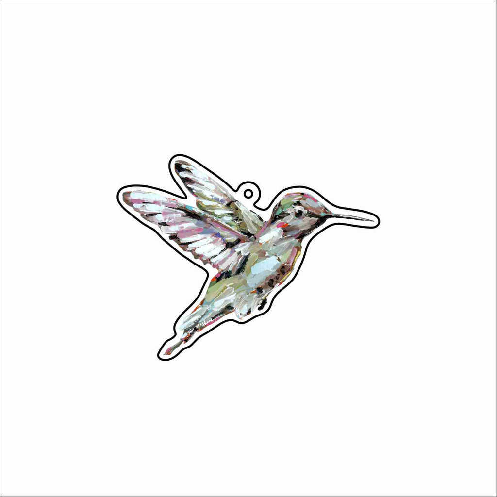 CMS-1797 Hummingbird Bag Charm | 0.125Acrylic Bag Charm | Set of 10