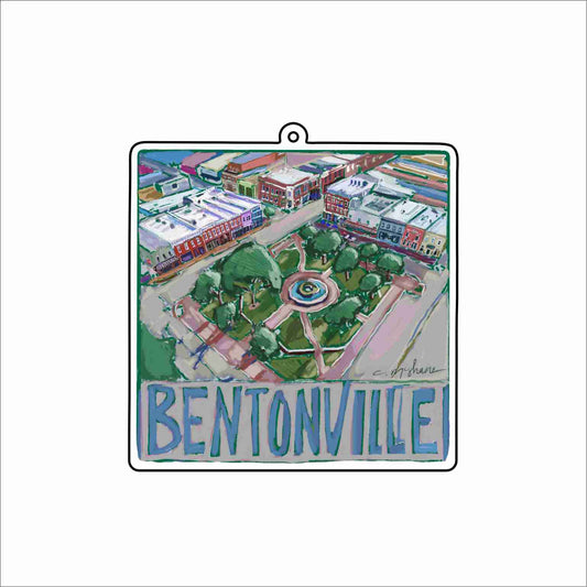 CMS-1803 Bentonville Bag Charm | 0.125Acrylic Bag Charm | Set of 10