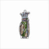 CMS-1806 Golf Club Bag Charm | 0.125Acrylic Bag Charm | Set of 10