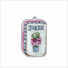 CMS-1807 Mahjong Joker Bag Charm | 0.125Acrylic Bag Charm | Set of 10