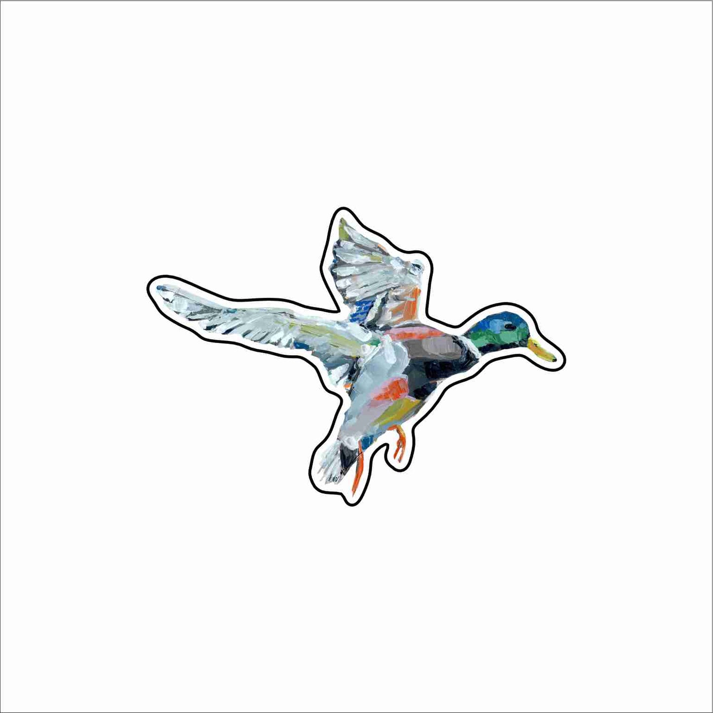 CMS-1808 Take Flight Mallard Button | 0.125Acrylic Button | Set of 10