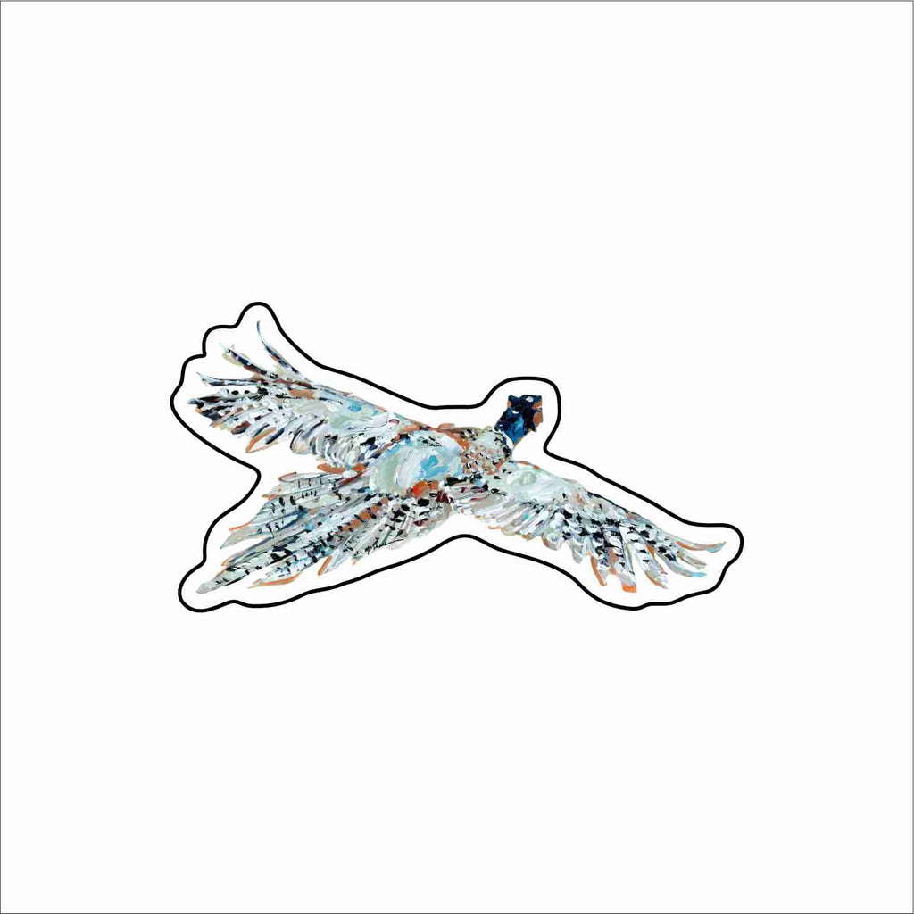 CMS-1812 Pheasant Button | 0.125Acrylic Button | Set of 10