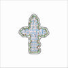 CMS-1814 Cross I Button | 0.125Acrylic Button | Set of 10