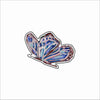 CMS-1817 Butterfly Purple Button | 0.125Acrylic Button | Set of 10