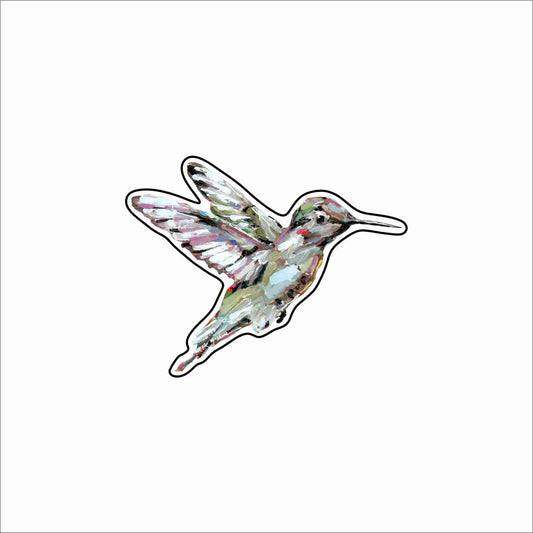 CMS-1822 Hummingbird Button | 0.125Acrylic Button | Set of 10