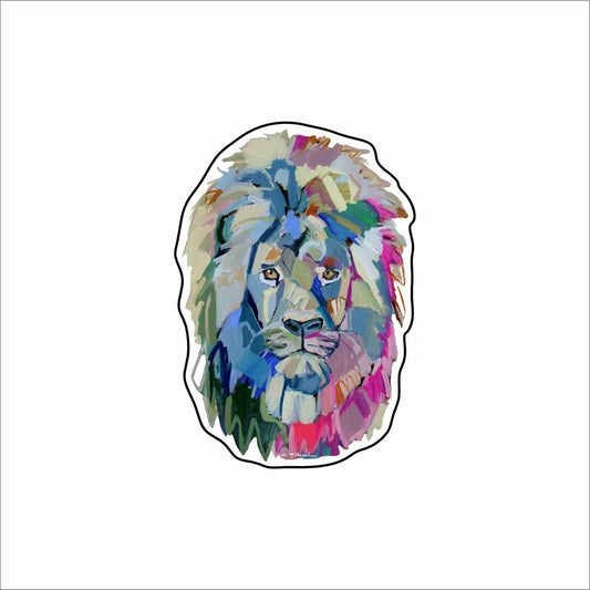 CMS-1823 Noble Lion Button | 0.125Acrylic Button | Set of 10