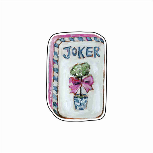 CMS-1832 Mahjong Joker Button | 0.125Acrylic Button | Set of 10