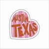 CMS-1834 Austin Love Sticker | Removable Sticker | Set of 10
