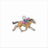 CMS-1849 Derby Ornament | 0.25Acrylic Ornament & Ribbon