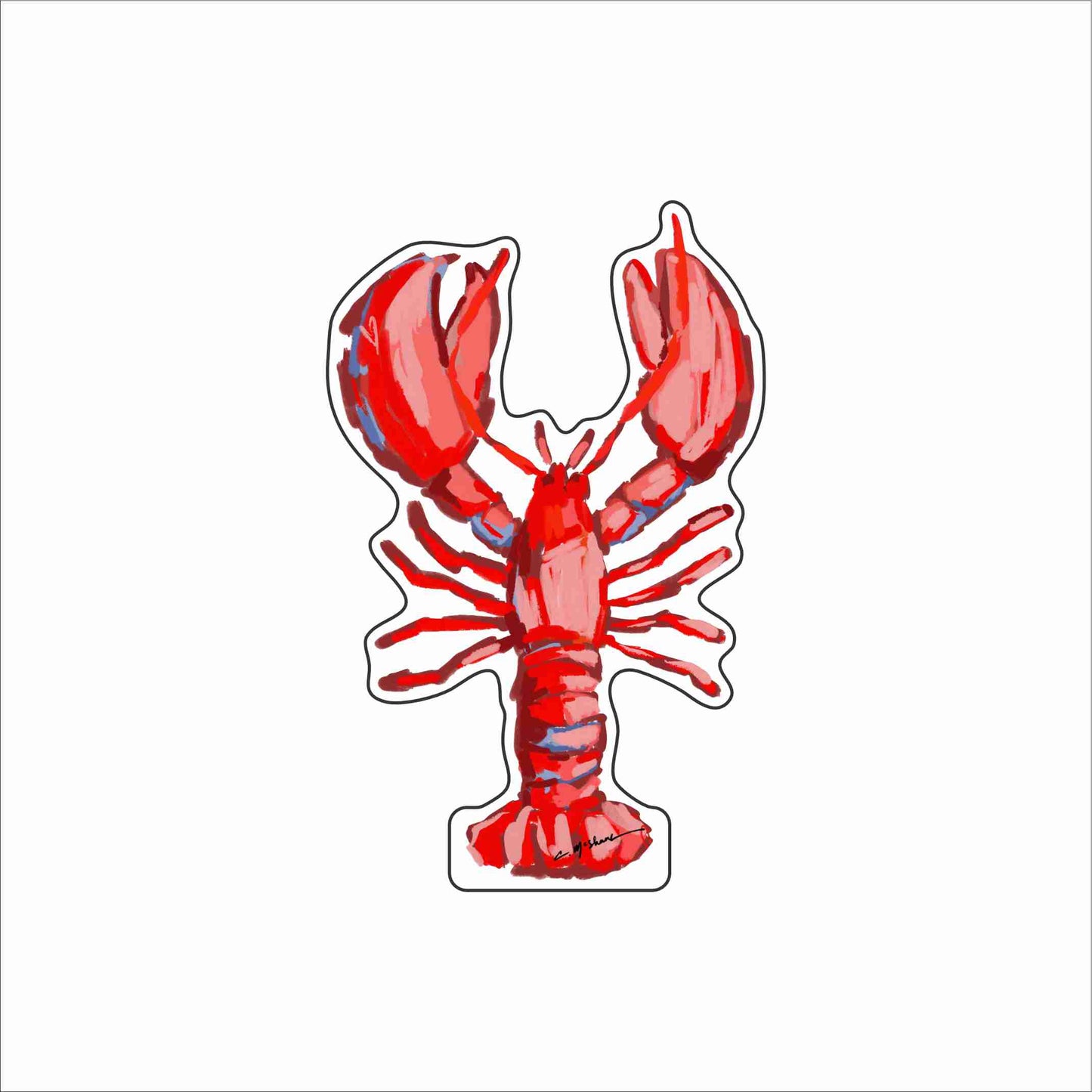 CMS-1852 Lobster Love Mini | 0.50Acrylic Mini Contour