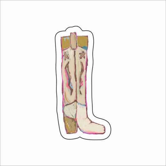 CMS-1869 Cowgirl Up Sticker | Removable Sticker | Set of 10