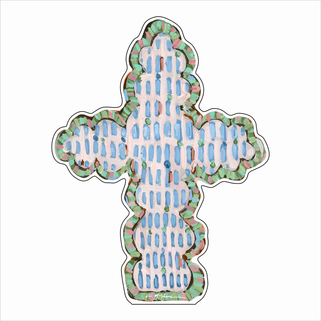 CMS-1875 Faithful Cross I Wall Giclee | 0.25Acrylic Contour | Case of 25