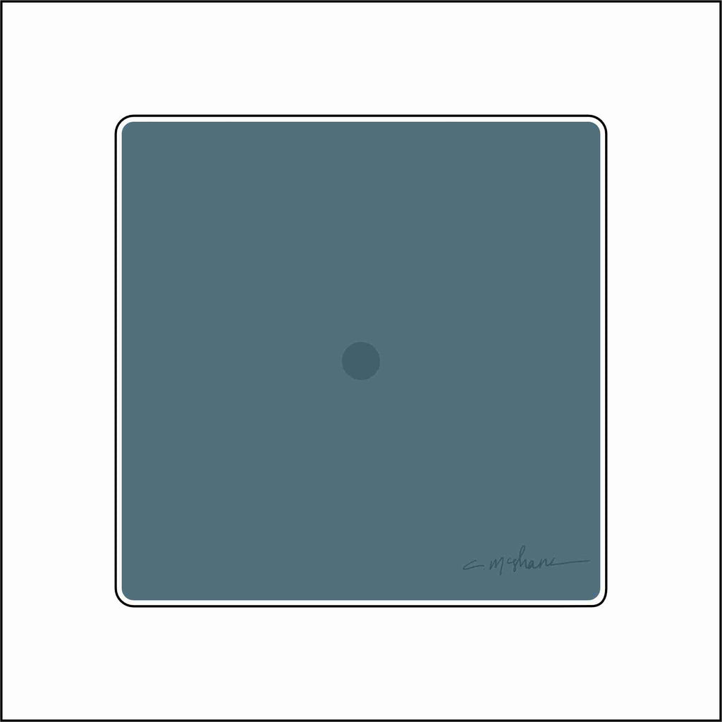CMS-1882 Dark Blue Magnet Block | 0.75Acrylic Magnet Block with Steel Disc