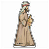 CMS-1898 Tan Wise Men Nativity Mini | 0.50Acrylic Mini Contour