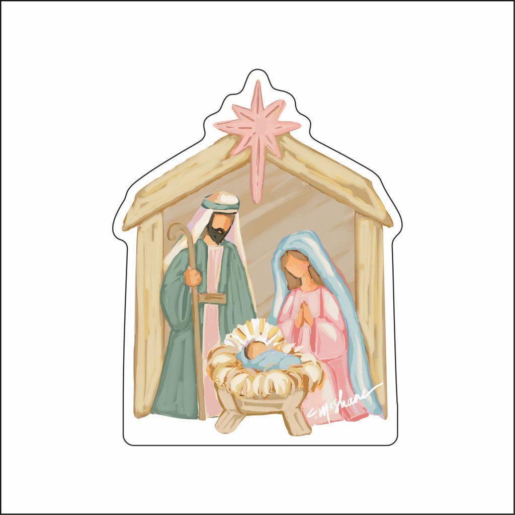CMS-1911 Nativity 2026 | Acrylic Contour