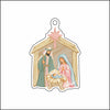 CMS-1904 Nativity 2026 Ornament | 0.25Acrylic Ornament & Ribbon | Case of 25