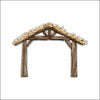 CMS-1912 Stable Nativity | 0.75Acrylic Magnet Block with Steel Disc