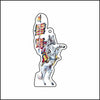 CMS-1914 Florida State Seminoles Bag Charm | 0.125Acrylic Bag Charm | Set of 10