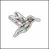 CMS-1920 Hummingbird Magnet | 0.125Acrylic Needle Minder | Set of 10