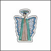 CMS-1921 Angel I Brunette Needle Minder | 0.125Acrylic Needle Minder | Set of 10