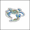 CMS-1925-C10 Blue Crab Needle Minder | 0.125Acrylic Needle Minder | Set of 10