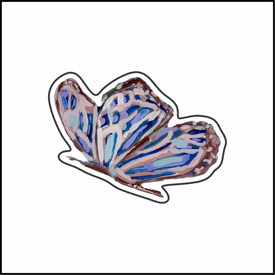 CMS-1926 Butterfly Purple Needle Minder | 0.125Acrylic Needle Minder | Set of 10
