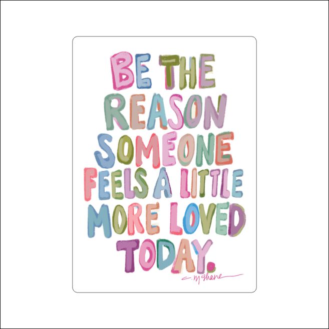 CMS-1936-C25 Be The Reason | 0.75Acrylic Contour | Case of 25