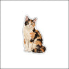 CMS-1953 Calico Cat Magnet | 0.125Acrylic Magnet | Set of 10