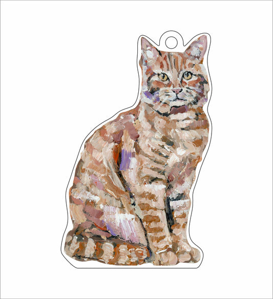 Ginger Cat | 0.25in. Acrylic Ornament | Case of 25